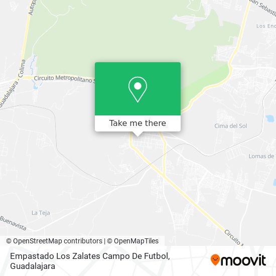 Empastado Los Zalates Campo De Futbol map