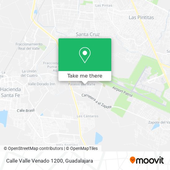 Calle Valle Venado 1200 map