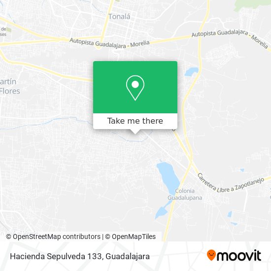 Hacienda Sepulveda 133 map