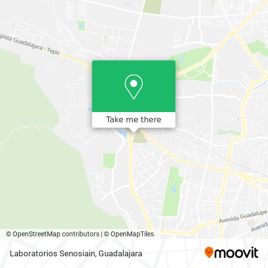 Mapa de Laboratorios Senosiain