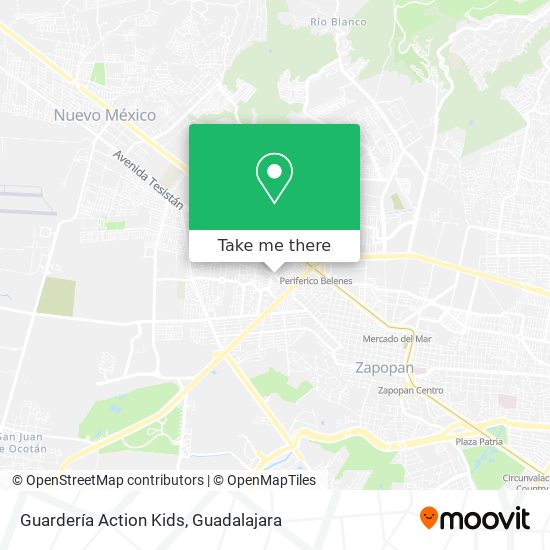 Guardería Action Kids map