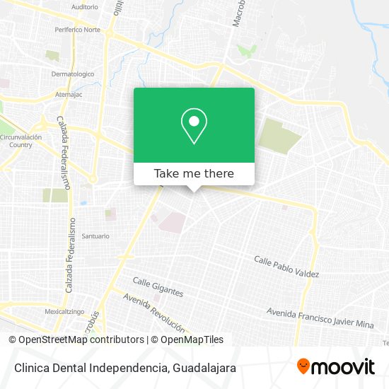 Clinica Dental Independencia map