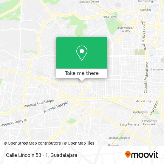 Mapa de Calle Lincoln 53 - 1