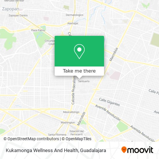 Kukamonga Wellness And Health map