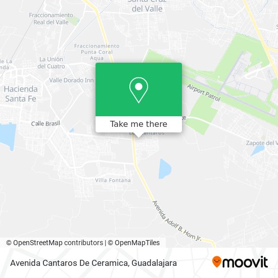 Mapa de Avenida Cantaros De Ceramica