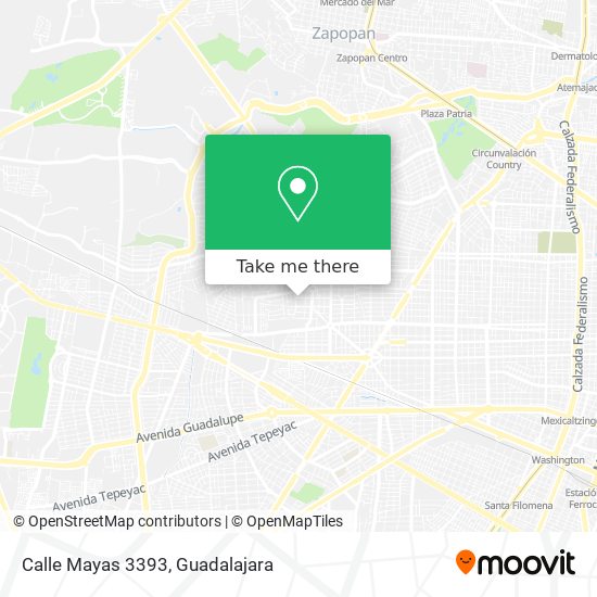 Mapa de Calle Mayas 3393