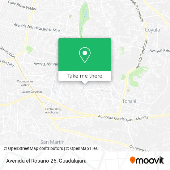 Mapa de Avenida el Rosario 26