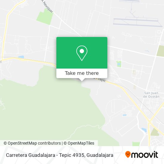 Mapa de Carretera Guadalajara - Tepic 4935