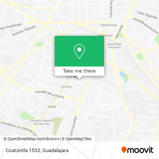 Mapa de Coatzintla 1532