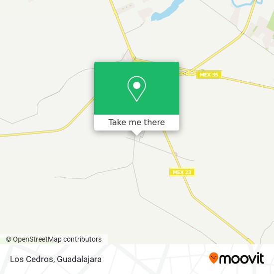 Mapa de Los Cedros