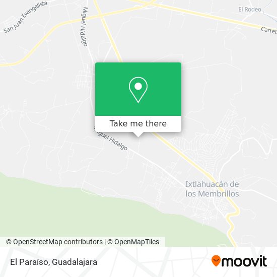 Mapa de El Paraíso