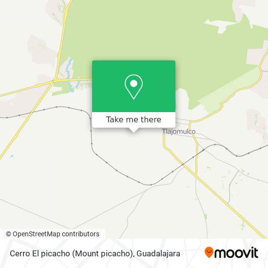 Mapa de Cerro El picacho (Mount picacho)
