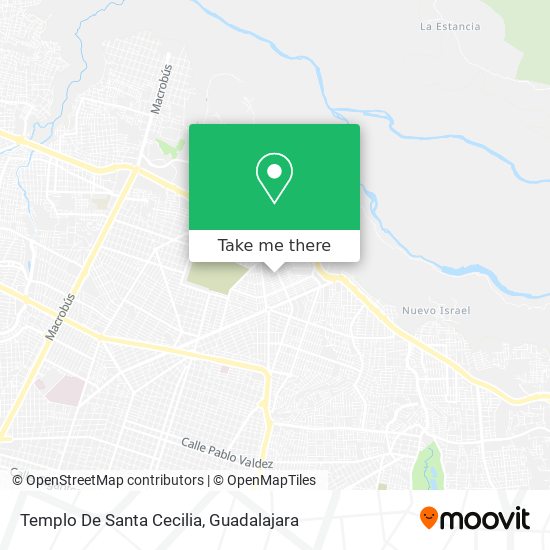 Templo De Santa Cecilia map