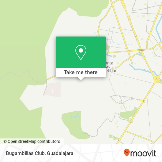 How to get to Bugambilias Club in Zapopan by Bus?