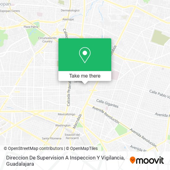 Direccion De Supervision A Inspeccion Y Vigilancia map