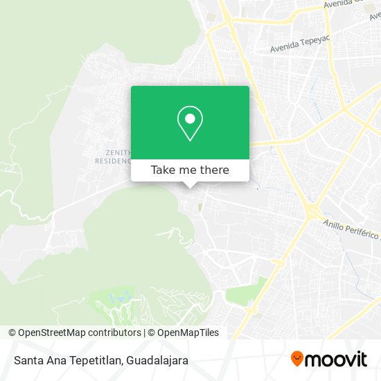 Santa Ana Tepetitlan map