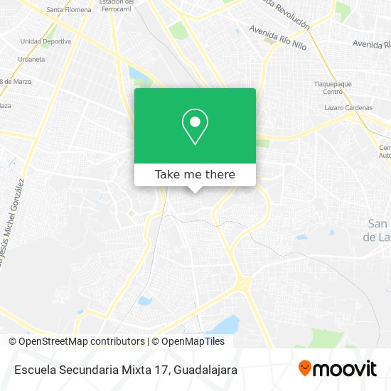 Mapa de Escuela Secundaria Mixta 17