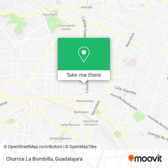 Churros La Bombilla map