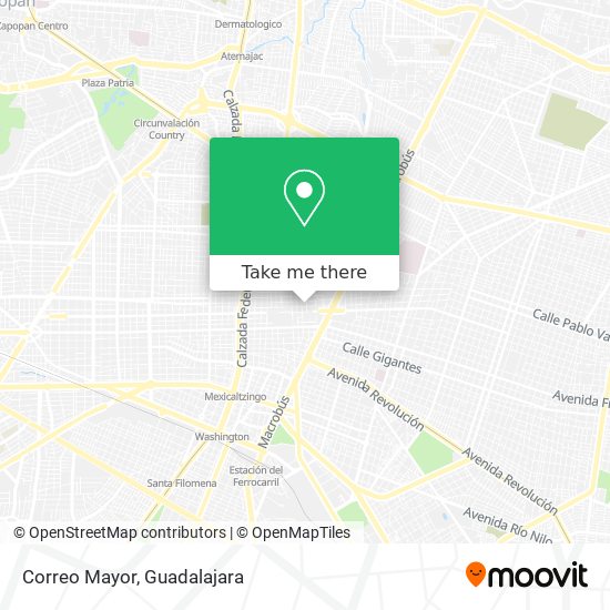 Correo Mayor map