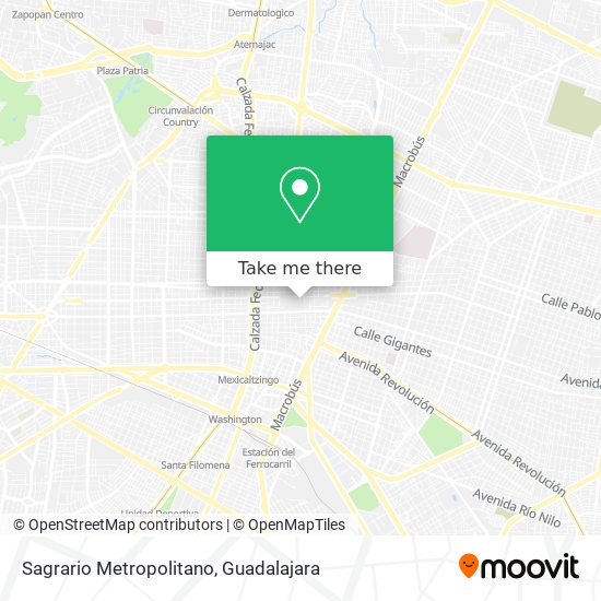 Mapa de Sagrario Metropolitano