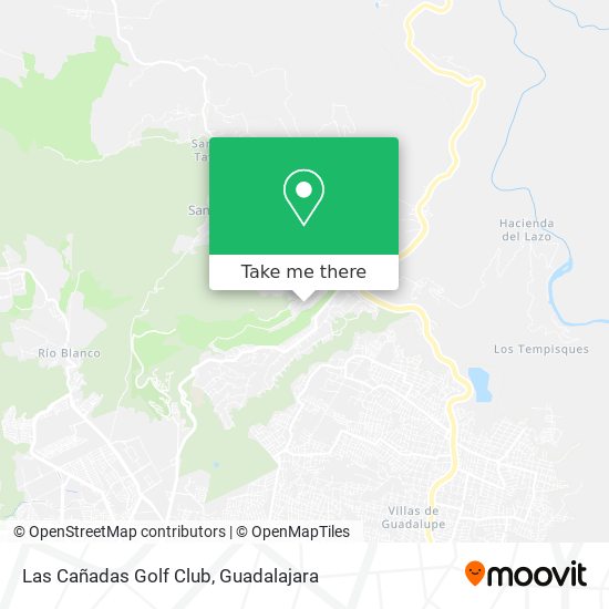 Las Cañadas Golf Club map