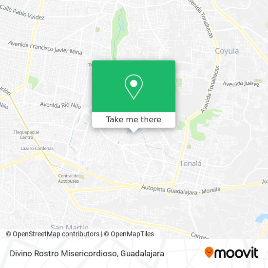 Divino Rostro Misericordioso map