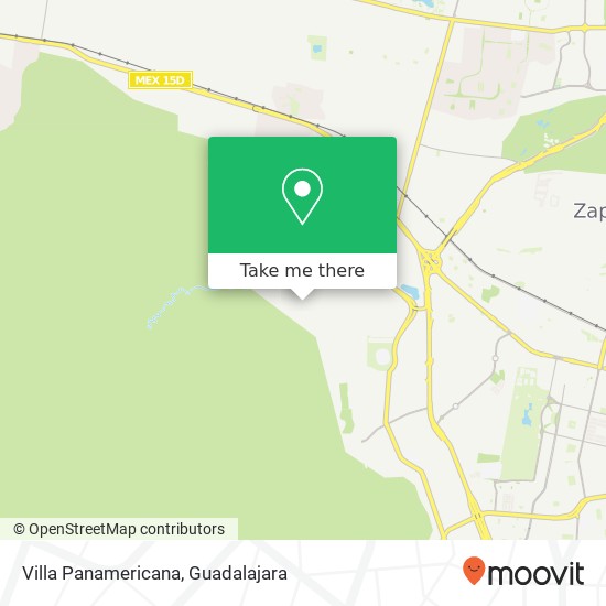 Villa Panamericana map