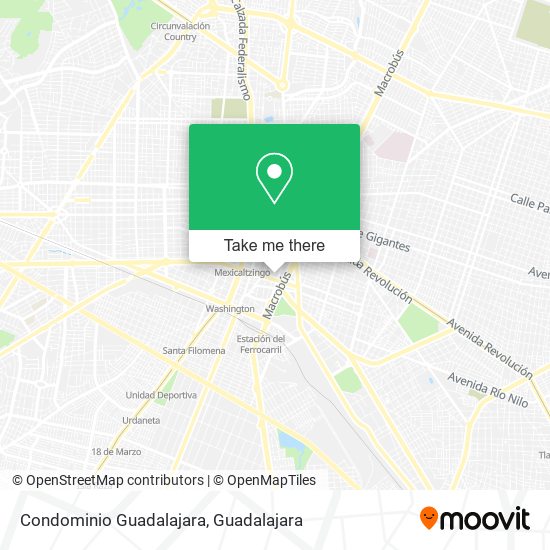 Condominio Guadalajara map