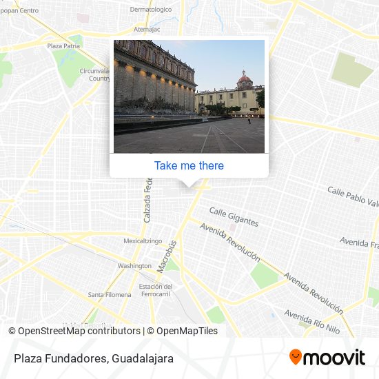 Mapa de Plaza Fundadores