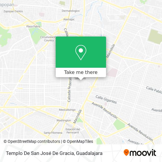 Mapa de Templo De San José De Gracia