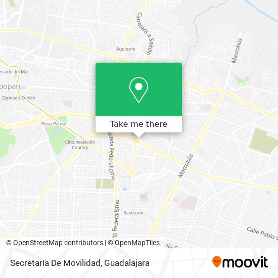 Secretaría De Movilidad map