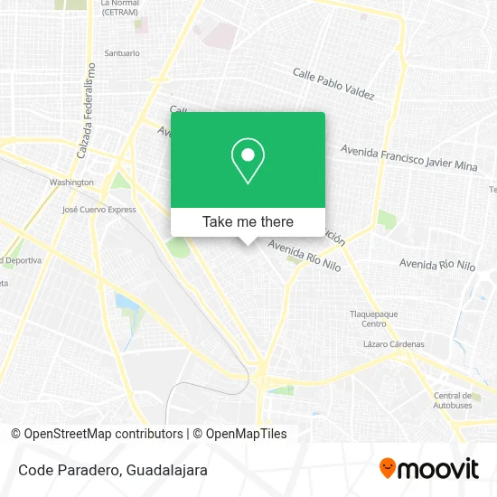 Code Paradero map