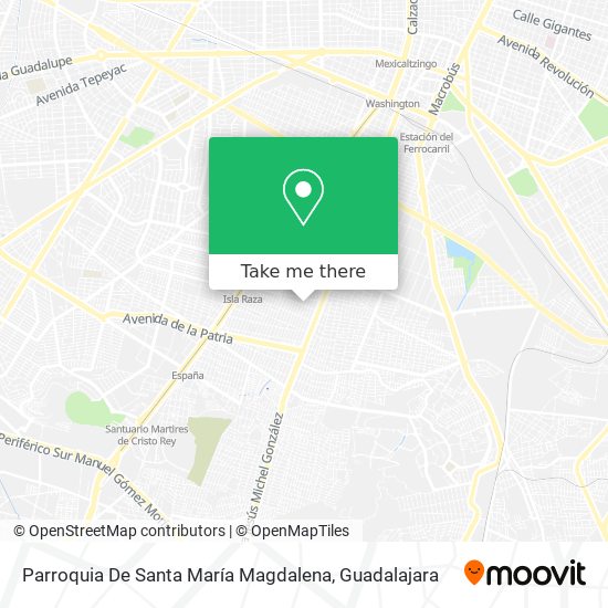 Parroquia De Santa María Magdalena map