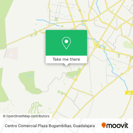 How to get to Centro Comercial Plaza Bugambilias in Guadalajara by Bus or  Train?