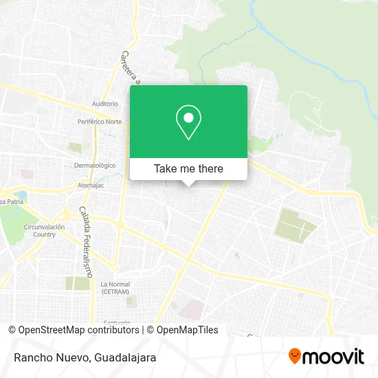 Rancho Nuevo map
