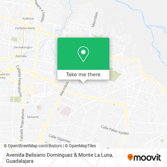Avenida Belisario Domínguez & Monte La Luna map