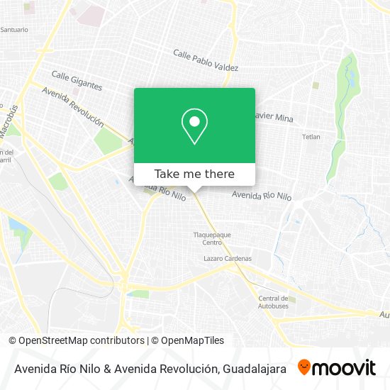 Avenida Río Nilo & Avenida Revolución map