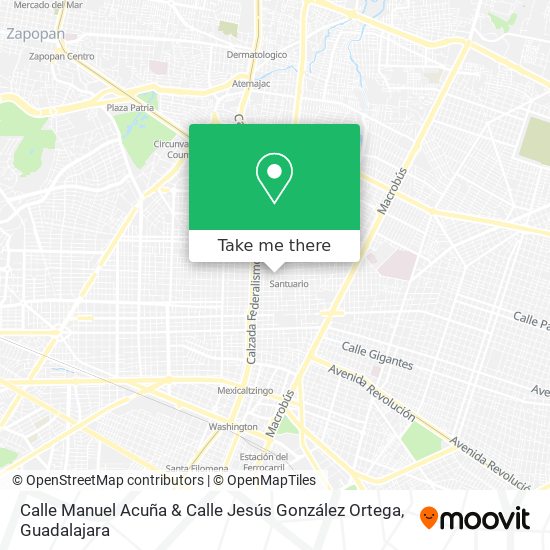 Calle Manuel Acuña & Calle Jesús González Ortega map