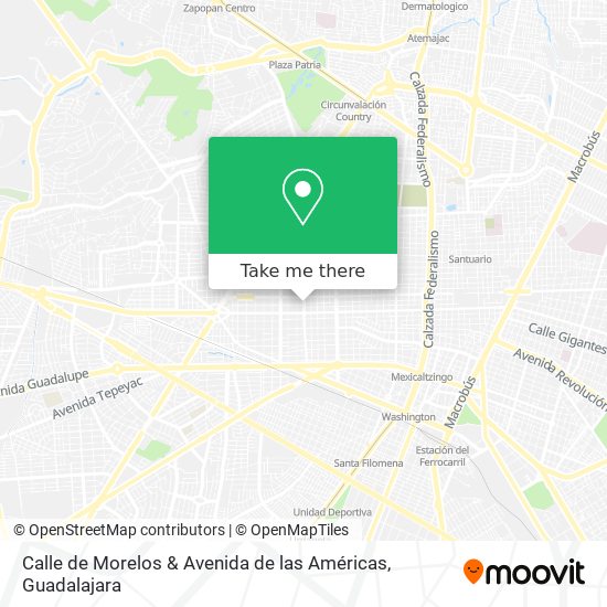 Calle de Morelos & Avenida de las Américas map