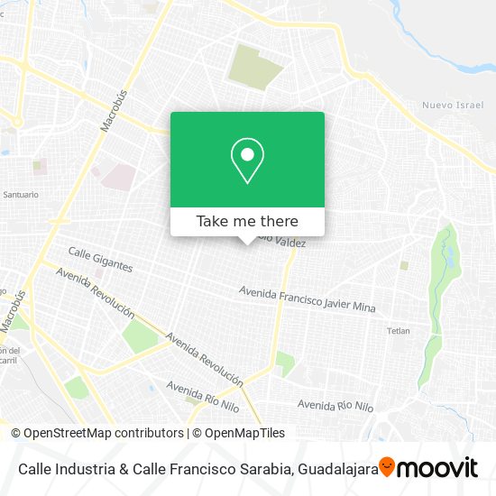 Calle Industria & Calle Francisco Sarabia map