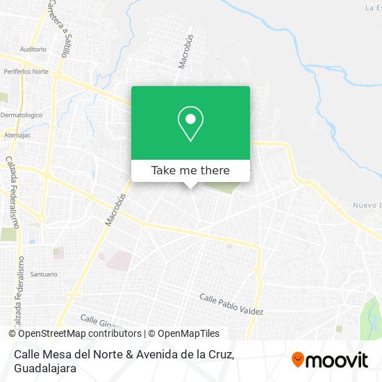 Calle Mesa del Norte & Avenida de la Cruz map