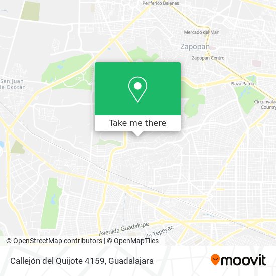 Mapa de Callejón del Quijote 4159