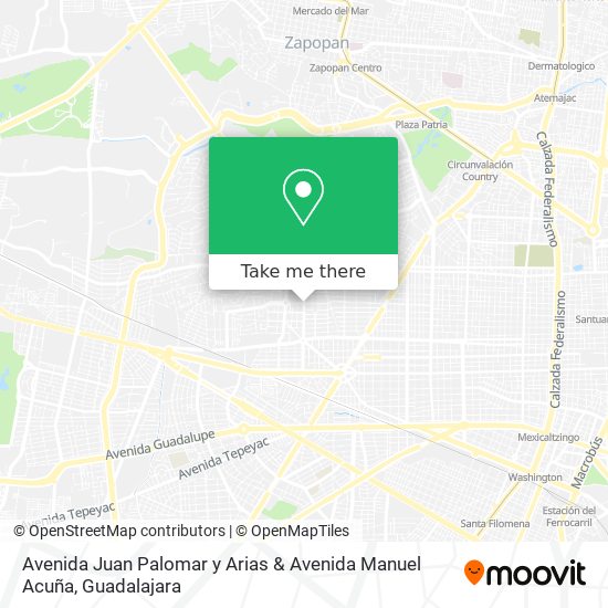 Avenida Juan Palomar y Arias & Avenida Manuel Acuña map