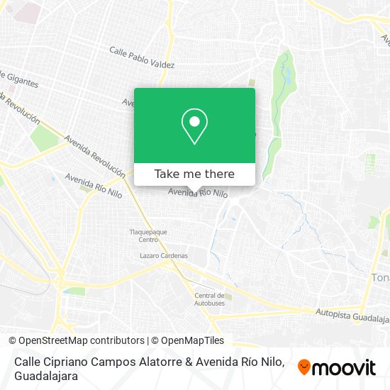 Calle Cipriano Campos Alatorre & Avenida Río Nilo map