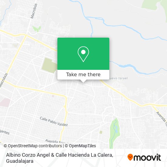 Mapa de Albino Corzo Angel & Calle Hacienda La Calera