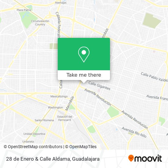 28 de Enero & Calle Aldama map