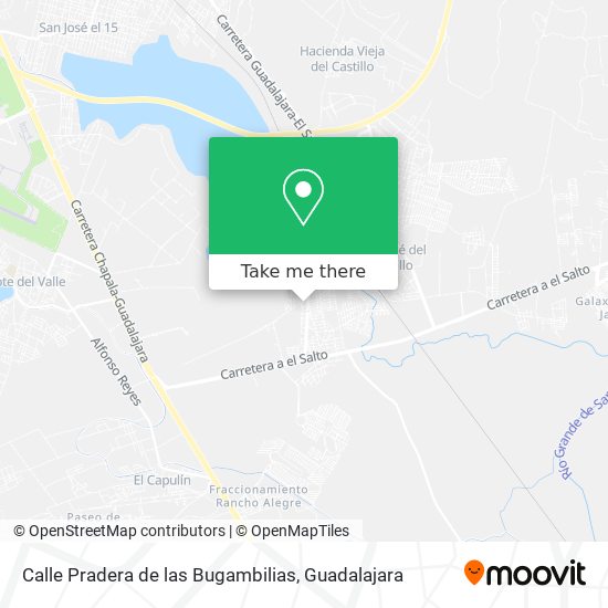 Calle Pradera de las Bugambilias map
