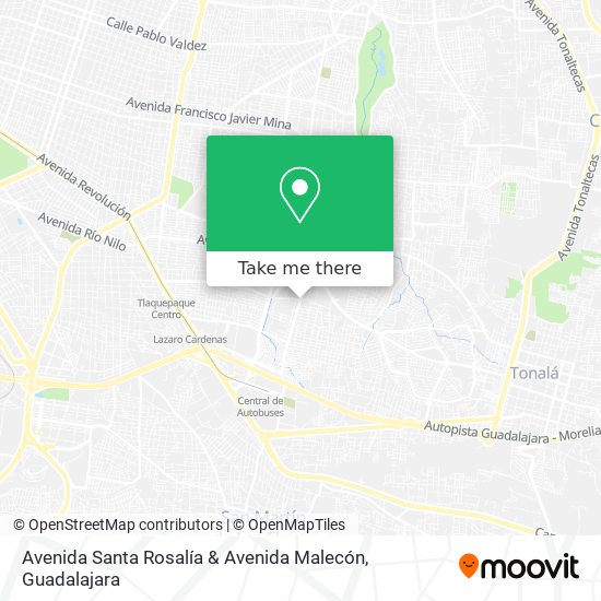Avenida Santa Rosalía & Avenida Malecón map