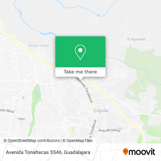 Avenida Tonaltecas 5546 map