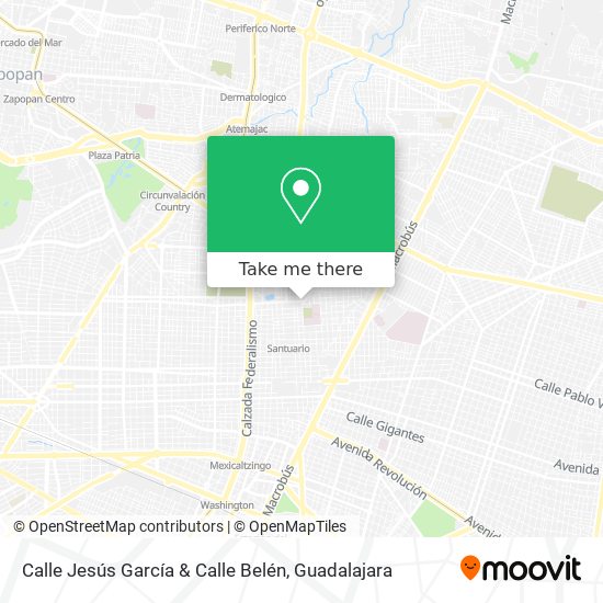 Calle Jesús García & Calle Belén map